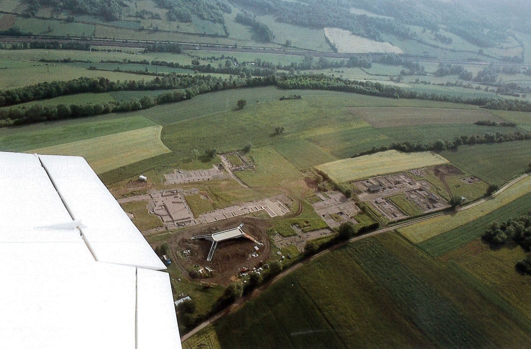 Ancien site d'Alésia : Vue générale du site