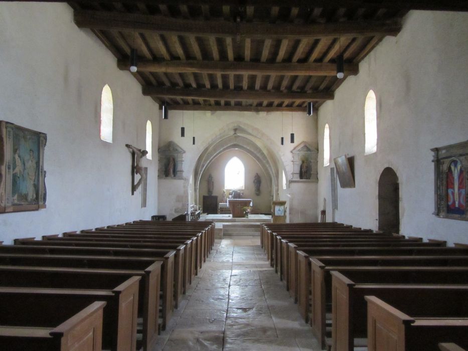 Eglise Sainte-Madeleine : Nef, vue générale