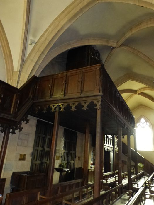 orgue de tribune : buffet d'orgue et tribune d'orgue