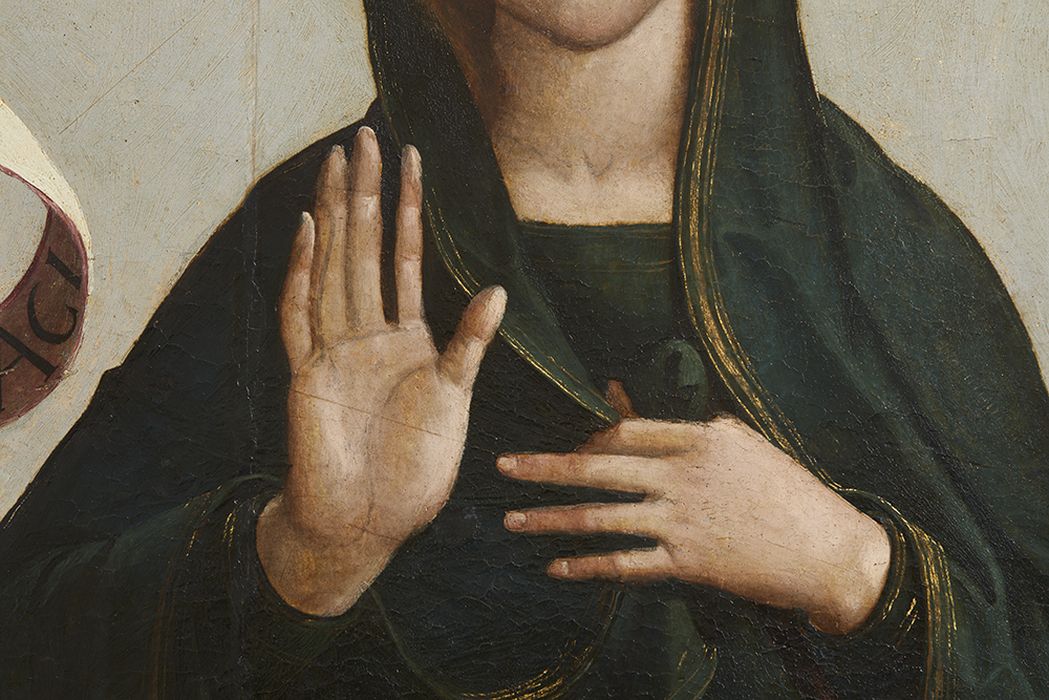 tableau : Annonciation (l’), détail