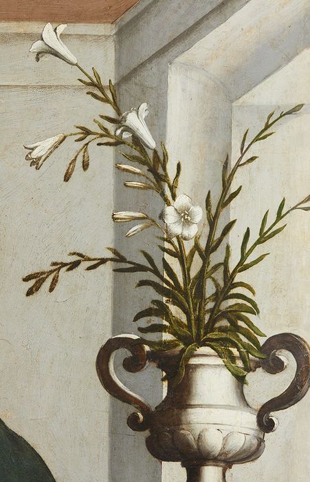tableau : Annonciation (l’), détail