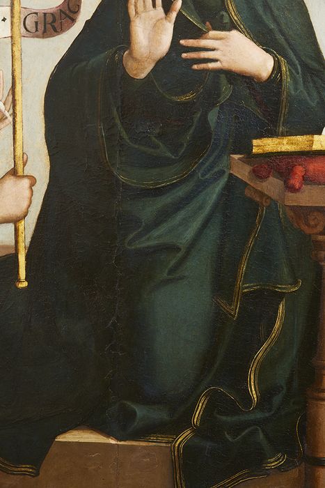 tableau : Annonciation (l’), détail
