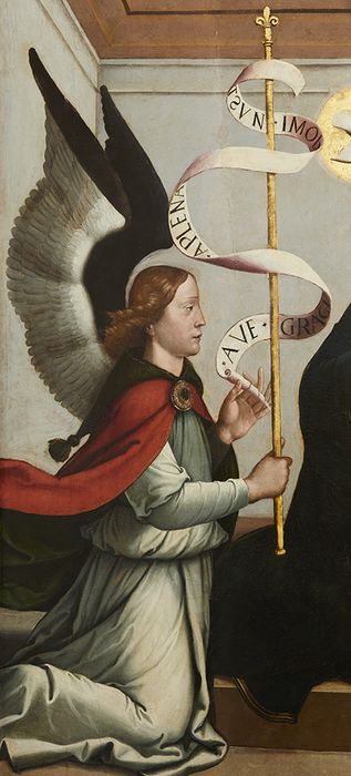 tableau : Annonciation (l’), détail