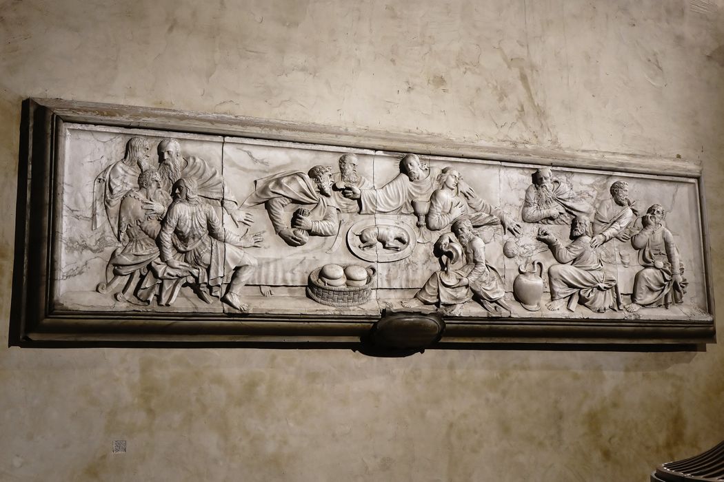 Bas-relief : La Cène - Vue générale