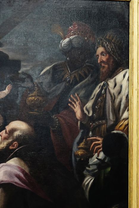 Tableau : Adoration des mages - Vue de détail