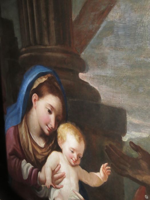 Tableau : Adoration des mages - Vue de détail