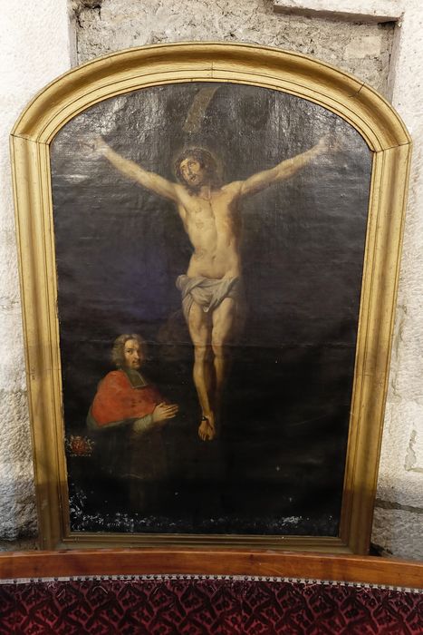Tableau : Mr de Gramont devant le Christ de Trevisani - Vue générale