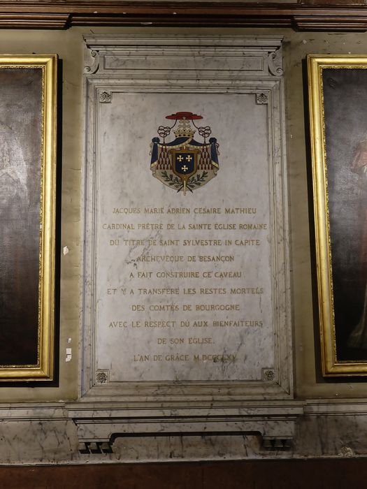 Deux plaques commémoratives - Vue générale