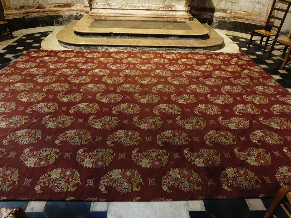 Tapis de choeur - Vue générale - © conservation régionale des Monuments historiques Bourgogne-Franche-Comté