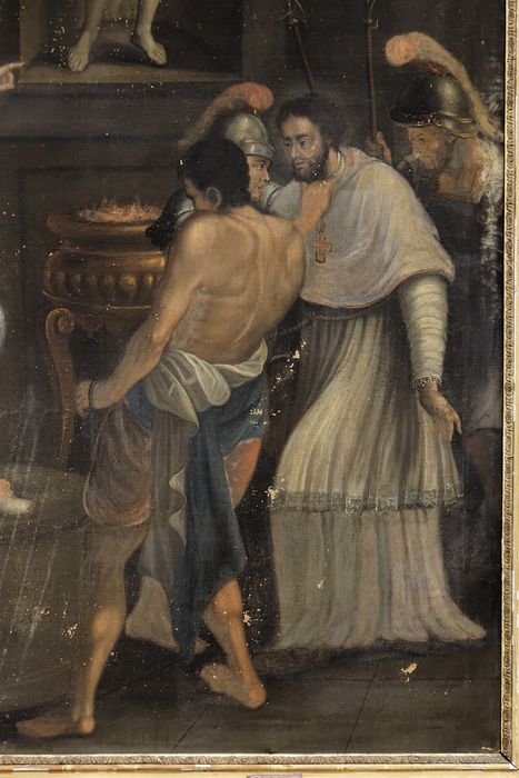 Tableau : Scène de martyre - Vue partielle