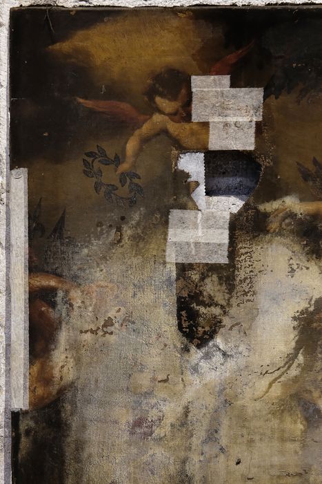 Tableau : Martyre de saint Sébastien - Vue partielle