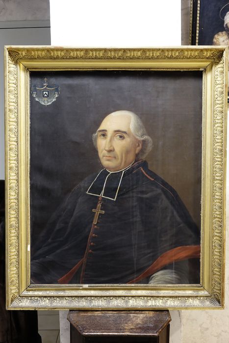 Tableau : Portrait de Mgr Villefrancon - Vue générale - © conservation régionale des Monuments historiques Bourgogne-Franche-Comté