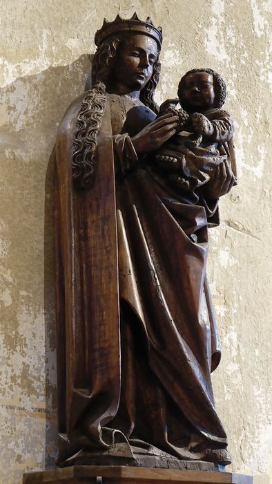 Statue : Vierge à l'Enfant - Vue générale