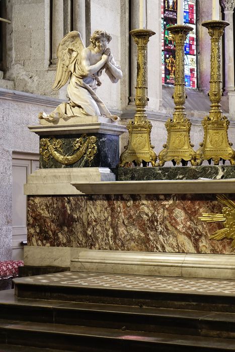 Maître-autel, tabernacle - Vue partielle : partie senestre