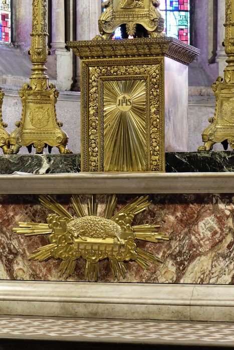 Maître-autel, tabernacle - Vue partielle : partie centrale