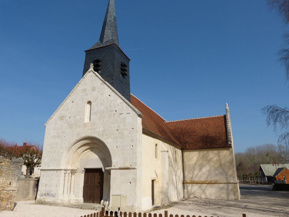 Eglise Saint-Martin : Ensemble sud-ouest, vue générale