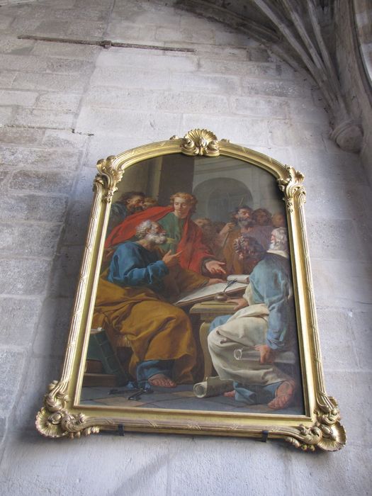 tableau : Jésus au milieu des docteurs