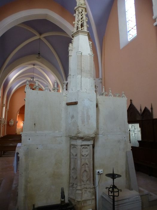 tabernacle (répositoire), vue de derrière