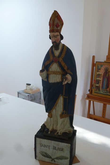 statue : Saint Blaise