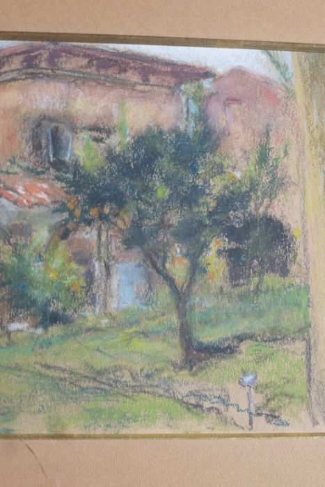 Tableau (cadre) : maison de Vuillard à Cuiseaux, détail droit - © Ministère de la Culture (France), Direction régionale des affaires culturelles de Bourgogne-Franche-Comté, tous droits réservés