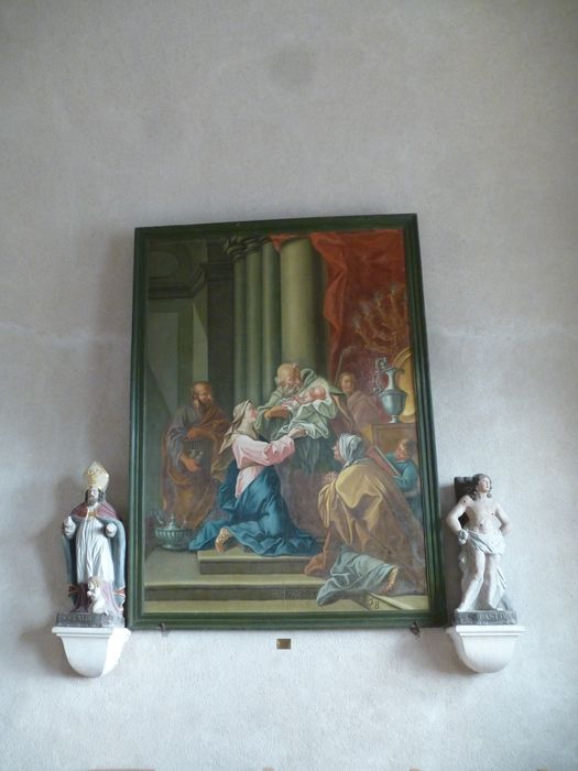 tableau : Présentation au temple