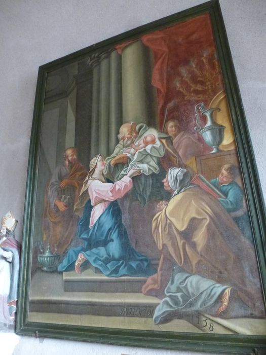 tableau : Présentation au temple