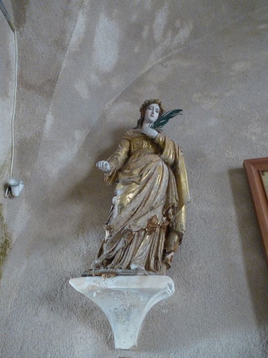 statue : Sainte (sainte Philomène ?)