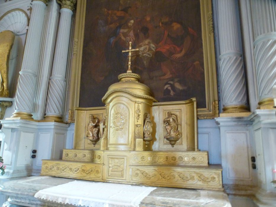 retable du maître-autel, détail tabernacle