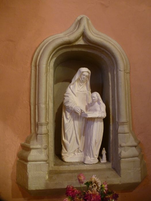 groupe sculpté : Sainte Anne et la Vierge