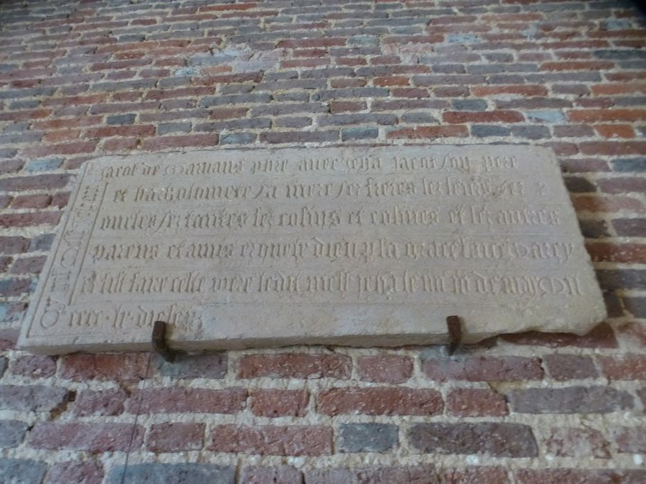 plaque commémorative (inscription votive)