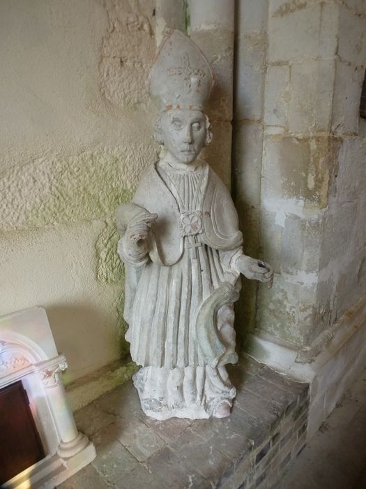statue : Saint Eloi - © Ministère de la Culture (France), Direction régionale des affaires culturelles de Bourgogne-Franche-Comté, tous droits réservés