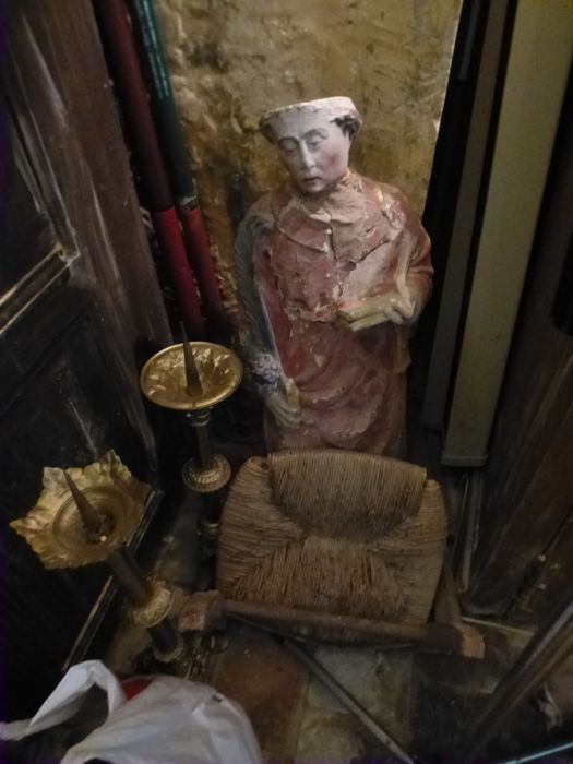 statue : Saint Vincent - © Ministère de la Culture (France), Direction régionale des affaires culturelles de Bourgogne-Franche-Comté, tous droits réservés
