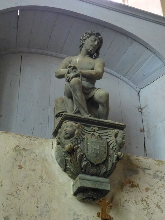 statue : Christ aux liens - © Ministère de la Culture (France), Direction régionale des affaires culturelles de Bourgogne-Franche-Comté, tous droits réservés