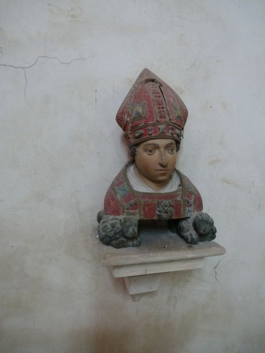 buste-reliquaire : Saint Evêque - © Ministère de la Culture (France), Direction régionale des affaires culturelles de Bourgogne-Franche-Comté, tous droits réservés