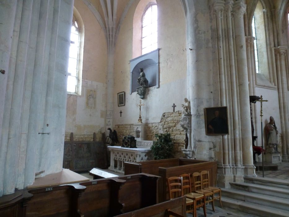 Eglise : Chapelle nord, vue partielle