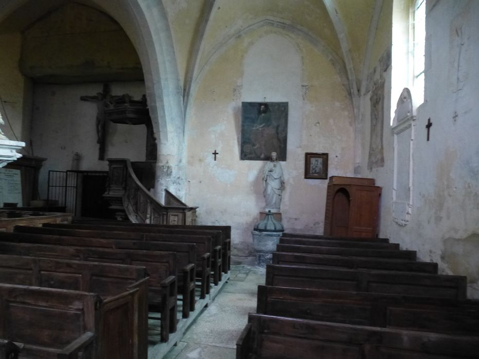 Eglise : Collatéral nord, vue partielle