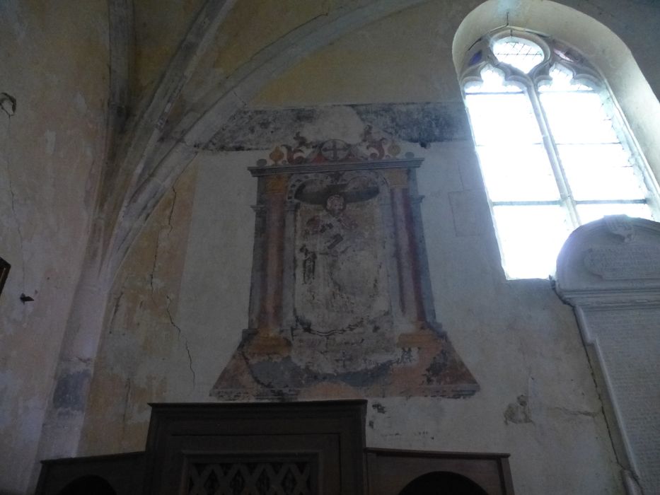 Eglise : Peintures monumentales, vue partielle