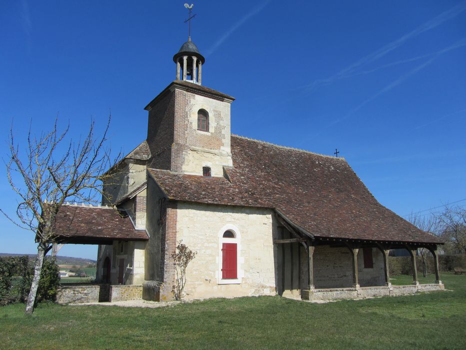 Chapelle-ermitage Sainte-Anne : Façade latérale sud