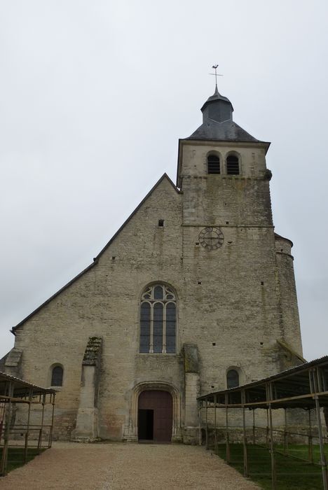 Eglise Saint-Didier et Saint-Leu : Façade occidentale, vue générale