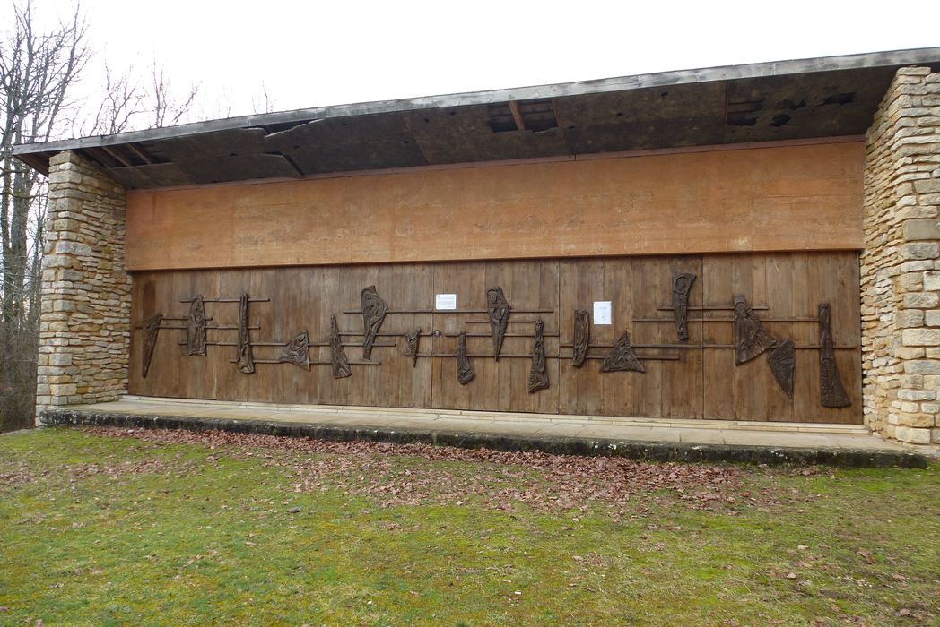 Chapelle Notre-Dame d'Orient : Façade nord, vue générale