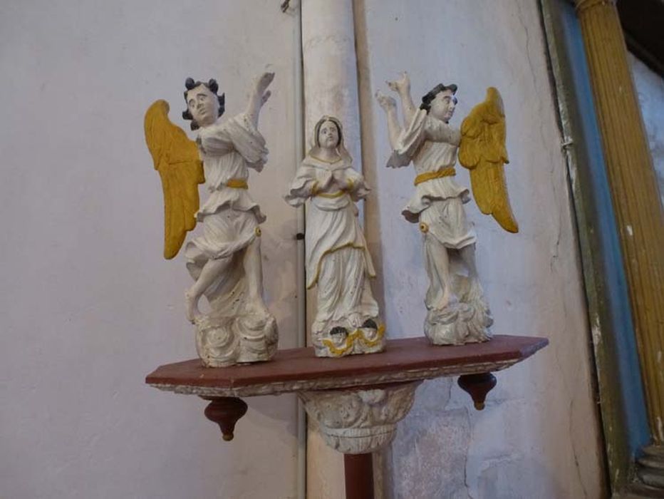 bâton de procession de confrérie : Assomption de la Vierge (l')