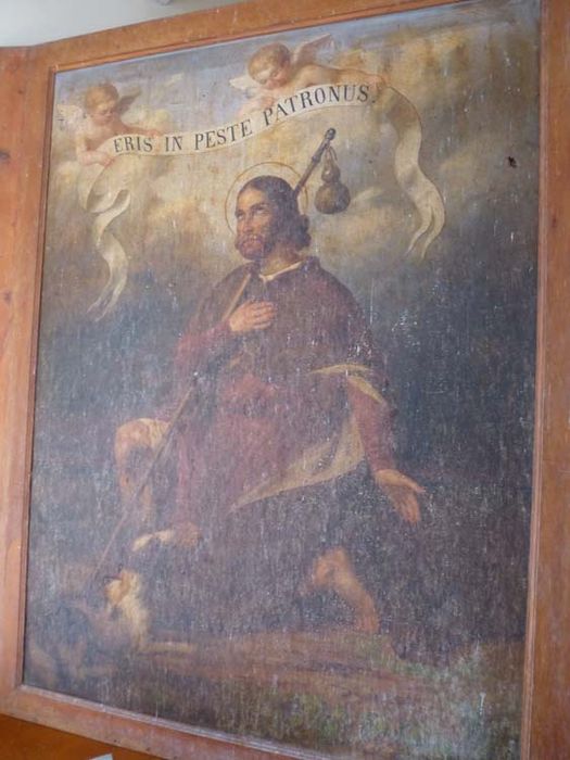 tableau : Saint Roch - © Ministère de la Culture (France), Direction régionale des affaires culturelles de Bourgogne-Franche-Comté, tous droits réservés