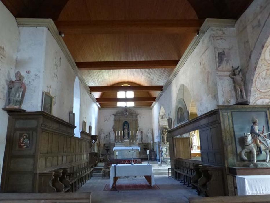 Eglise Saint-Martin : Nef, vue générale