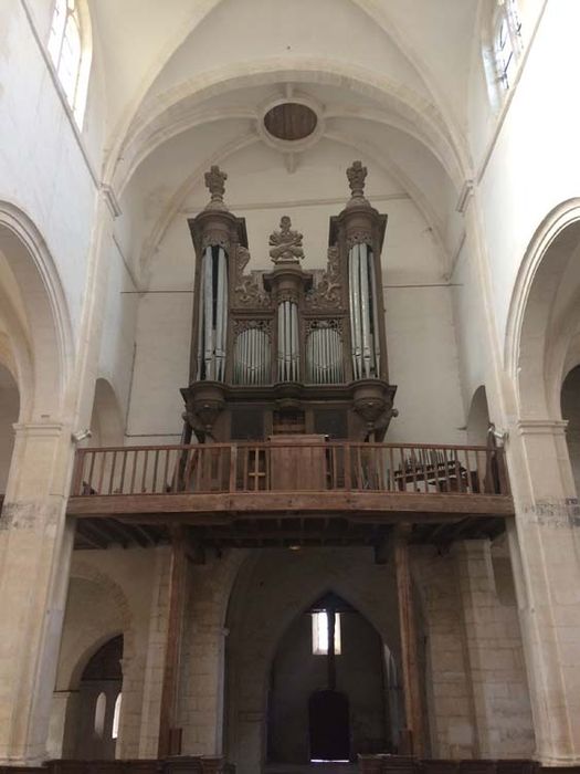 orgue de tribune : partie instrumentale de l'orgue