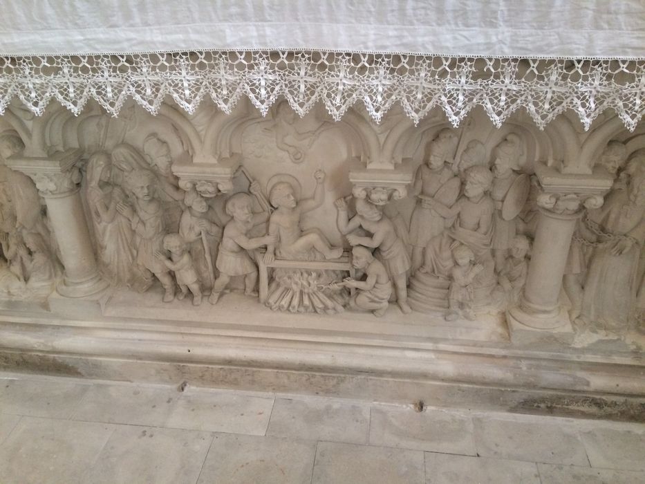 devant du maître-autel - © Ministère de la Culture (France), Direction régionale des affaires culturelles de Bourgogne-Franche-Comté – Diffusion restreinte