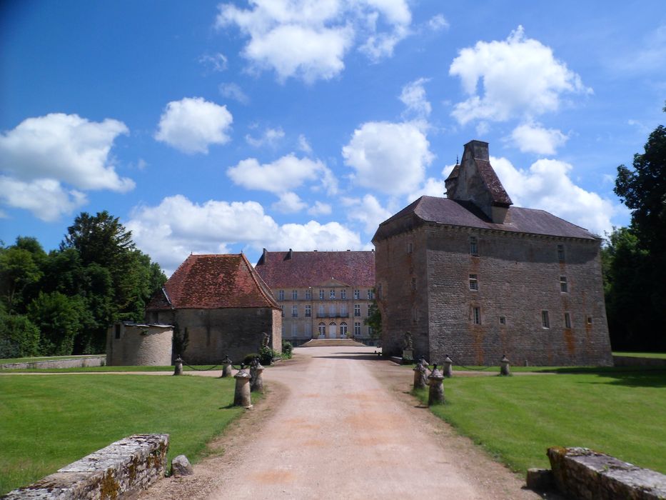 vue générale des bâtiments depuis le Nord-Ouest