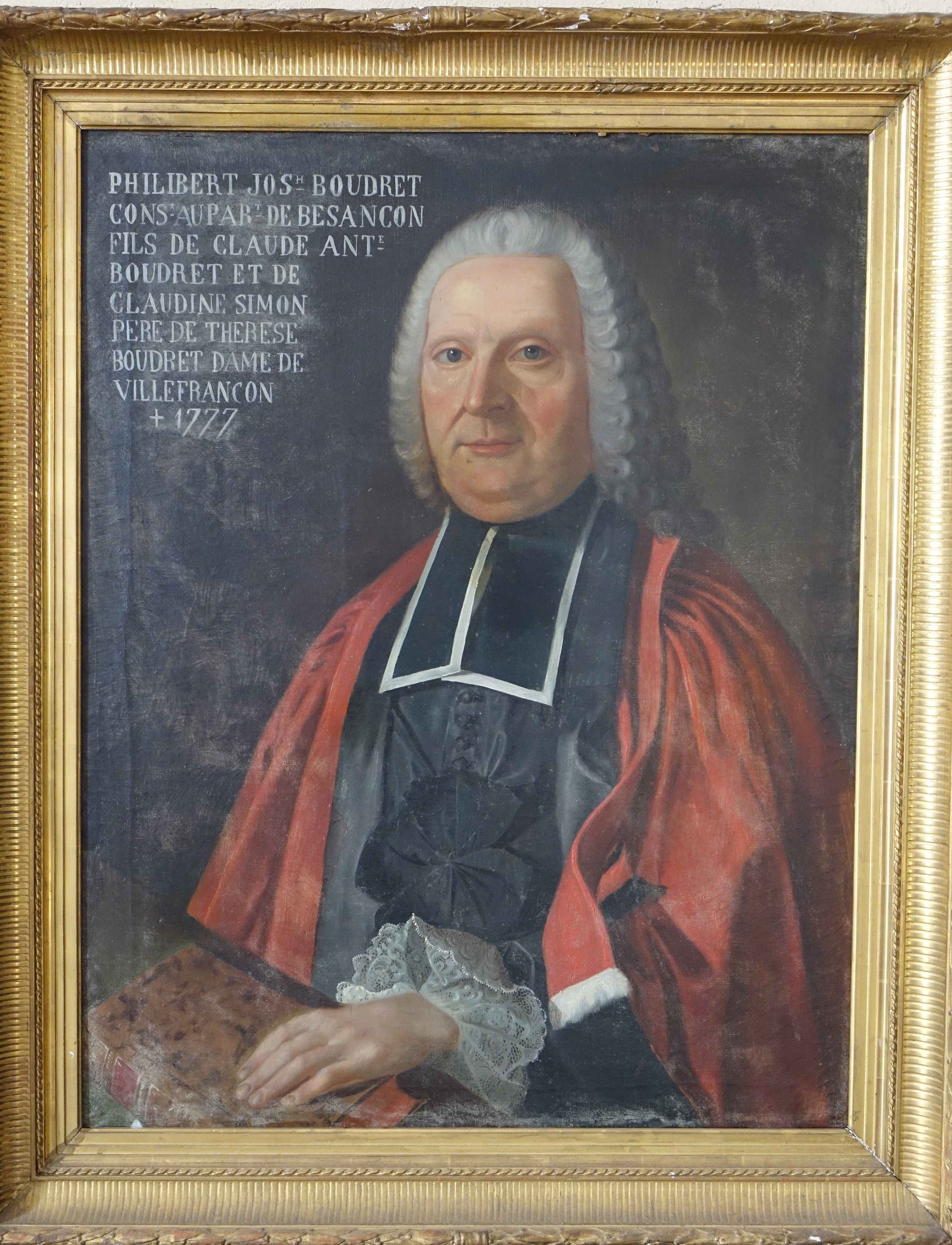 tableau : Portrait de Philibert-Joseph Boudret