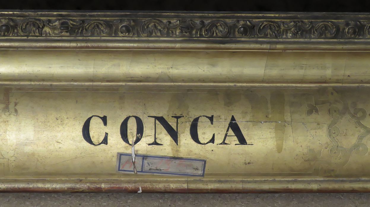 Cadre - Vue de détail : inscription