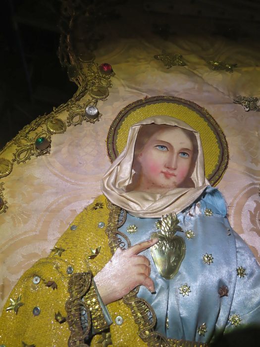 Elément d'exposition - Vue de détail : la Vierge
