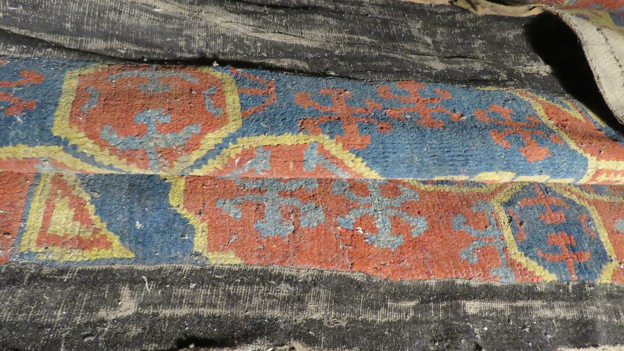 Tapis de sol, tapis de choeur (?) - Vue de détail